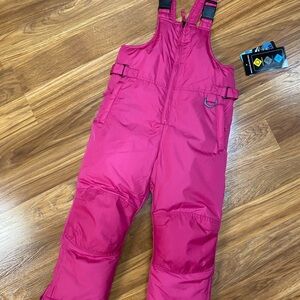 Kids Vibrant Pink Overalls